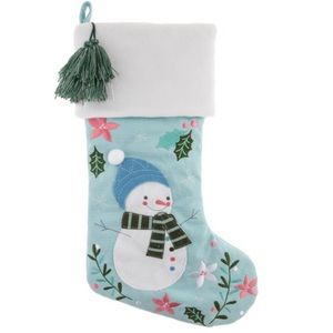 Snowman Christmas stocking